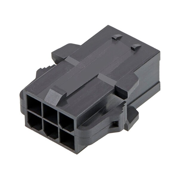 Molex Mini-Fit Sigma Plug Housing, 4.20Mm Pitch, Dual Row, Panel Mount, Ul 94V-0 1727673018 - main